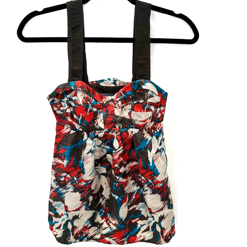 Armani Exchange Abstract Floral Babydoll Cami Size XS